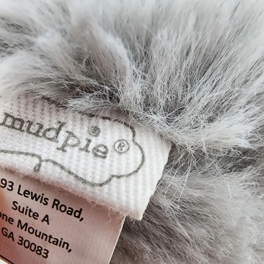 Mudpie Gray Elephant Plush Stuffed Animal Lovey 13
